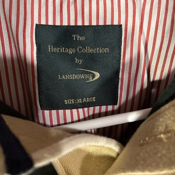 Ireland Three Shamrock Rugby Shirt Unisex Polo Shirt by Lansdowne Size XL - Picture 4 of 16